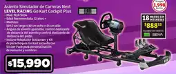 Soriana Híper Asiento Simulador de Carreras Next LEVEL RACING Go Kart Cockpit Plus oferta