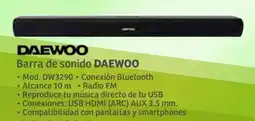 Soriana Híper Barra de sonido DAEWOO Mod. DW3290 oferta