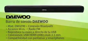 Soriana Híper Barra de sonido DAEWOO Mod. DW3290 oferta