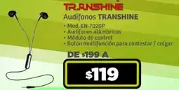 Soriana Híper Audífonos TRANSHINE oferta