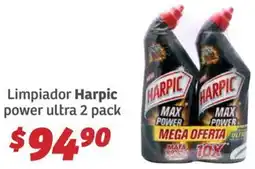 Soriana Híper Harpic limpiador power ultra oferta