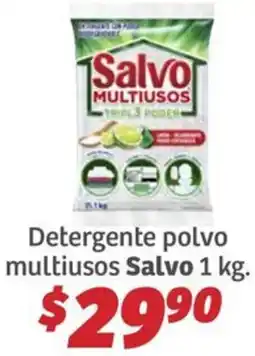 Soriana Híper Salvo detergente polvo multiusos oferta