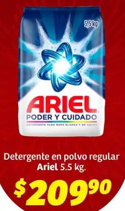 Soriana Híper Ariel detergente en polvo regular oferta