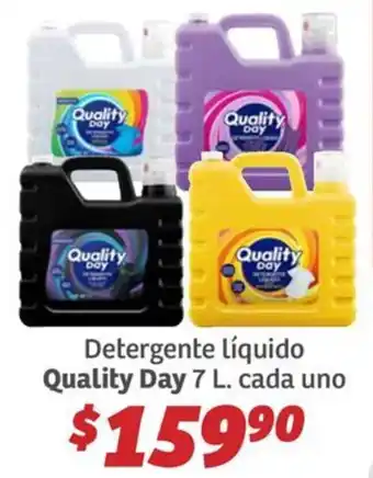 Soriana Híper Quality day detergente líquido oferta