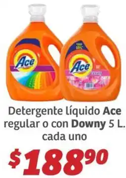 Soriana Híper Ace detergente líquido regular oferta