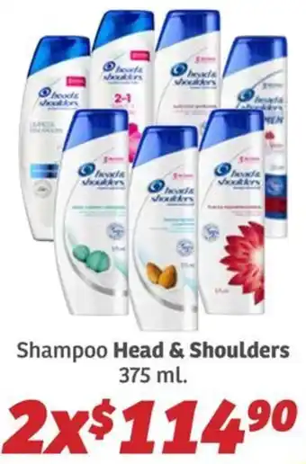 Soriana Híper Head & shoulders shampoo oferta