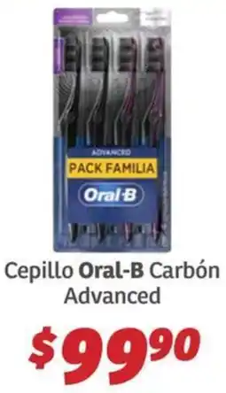 Soriana Híper Oral-b cepillo carbón advanced oferta