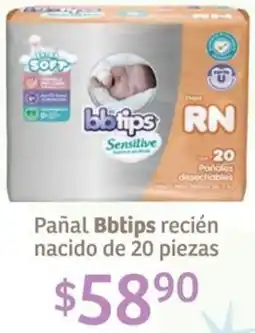 Soriana Híper Bbtips pañal recién oferta