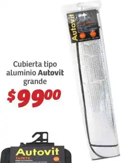 Soriana Híper Autovit cubierta tipo aluminio grande oferta