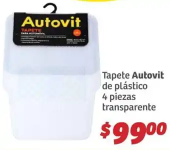 Soriana Híper Autovit tapete de plástico oferta