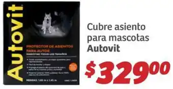 Soriana Híper Autovit cubre asiento para mascotas oferta