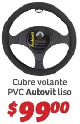 Soriana Híper Autovit cubre volante pvc liso oferta