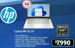 Soriana Híper Hp laptop all 14″ oferta