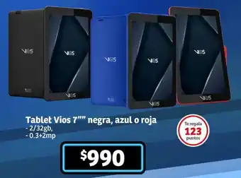 Soriana Híper Vios tablet 7" oferta