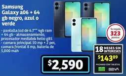 Soriana Híper Samsung Galaxy A06+ oferta