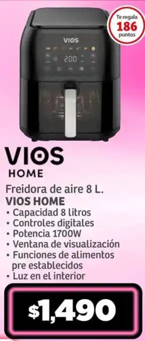 Soriana Híper Vios home freidora de aire oferta