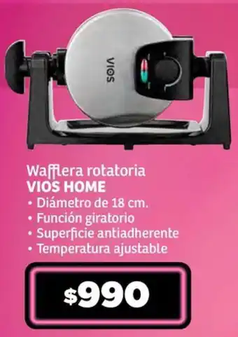 Soriana Híper Vios home wafflera rotatoria oferta