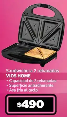 Soriana Híper Vios home sandwichera 2 rebanadas oferta