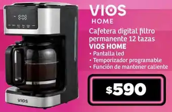 Soriana Híper Vios home cafetera digital filtro permanente oferta