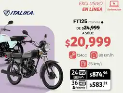 Soriana Híper Italika FT125 Colores oferta