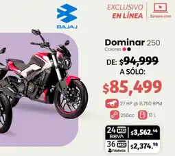 Soriana Híper Bajaj dominar 250 oferta