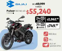 Soriana Híper Bajaj pulsar 160 NS UG oferta