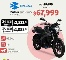 Soriana Híper Bajaj pulsar 200 NS UG Colores oferta