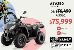 Soriana Híper ATV250 oferta