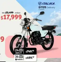 Soriana Mercado Italika DT125 Delivery oferta