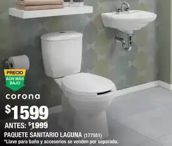 The Home Depot Paquete sanitario laguna oferta