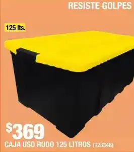 The Home Depot Caja uso rudo 125 litros oferta