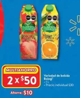 Walmart Boing - variedad de bebida oferta