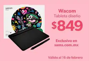 Sam's Club Wacom tableta diseño oferta