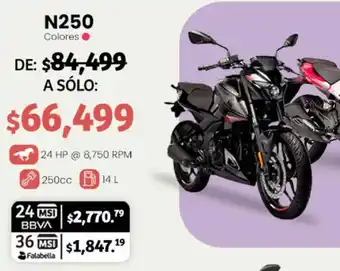 Soriana Mercado Bajaj n250 oferta