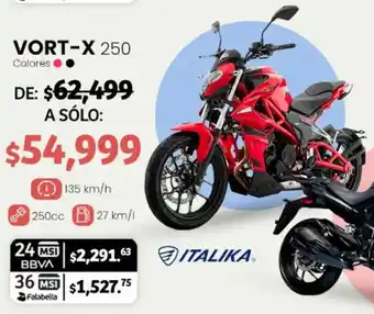 Soriana Mercado Italika vort-x 250 oferta