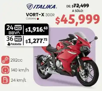 Soriana Mercado Italika vort-x 300r oferta