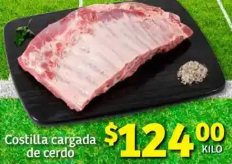 Soriana Híper Costilla cargada de cerdo oferta