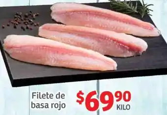 Soriana Híper Filete de basa rojo oferta