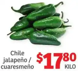 Soriana Híper Chile jalapeño / cuaresmeño oferta
