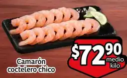 Soriana Mercado Camarón coctelero chico oferta