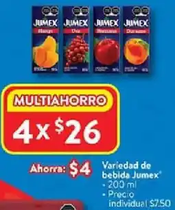 Walmart Jumex bebida oferta