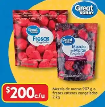 Walmart Mezcla de moras oferta