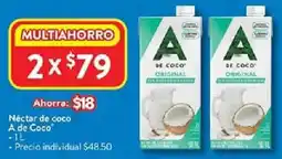 Walmart A de Coco néctar de coco oferta