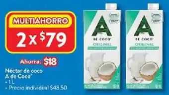 Walmart A de Coco néctar de coco oferta