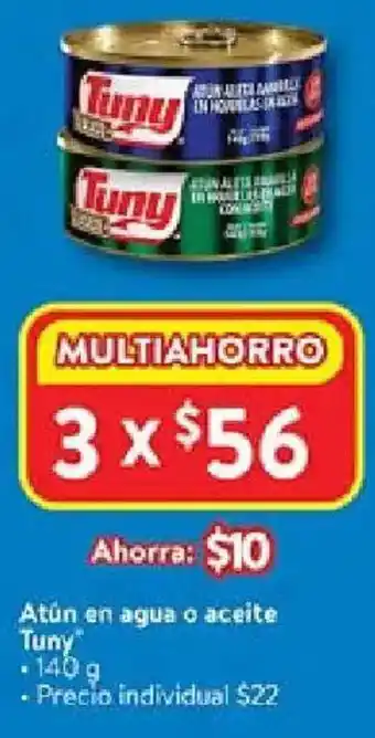 Walmart Tuny atún en agua o aceite oferta