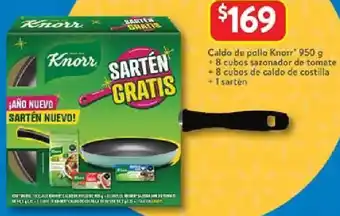 Walmart Knorr caldo de pollo oferta