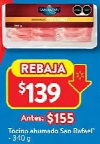 Walmart San rafael tocino ahumado oferta