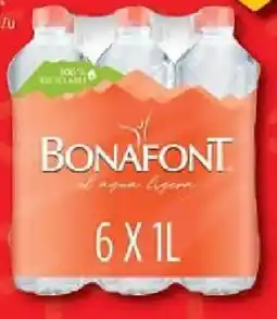 Walmart Bonafont agua oferta