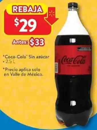 Walmart Coca-cola sin azúcar oferta