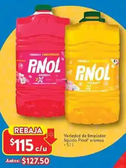 Walmart Pinol variedad de limpiador liquido aromas oferta